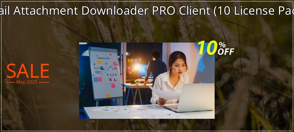 Mail Attachment Downloader PRO Client - 10 License Pack  coupon on Palm Sunday deals