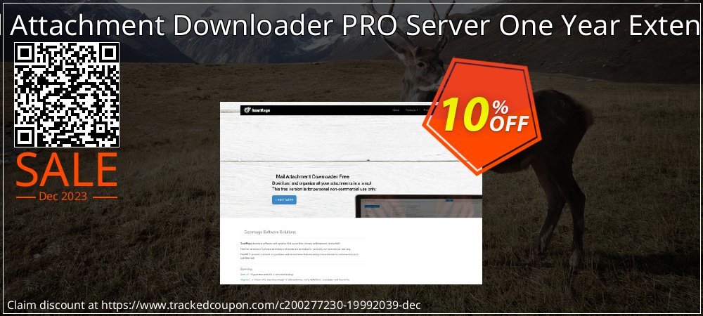 Mail Attachment Downloader PRO Server One Year Extension coupon on Valentine offer