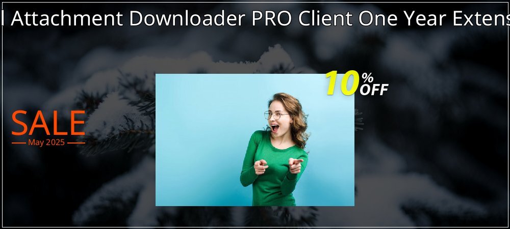 Mail Attachment Downloader PRO Client One Year Extension coupon on Mother's Day offer