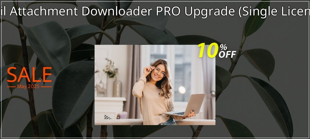 Mail Attachment Downloader PRO Upgrade - Single License  coupon on Virtual Vacation Day offering discount