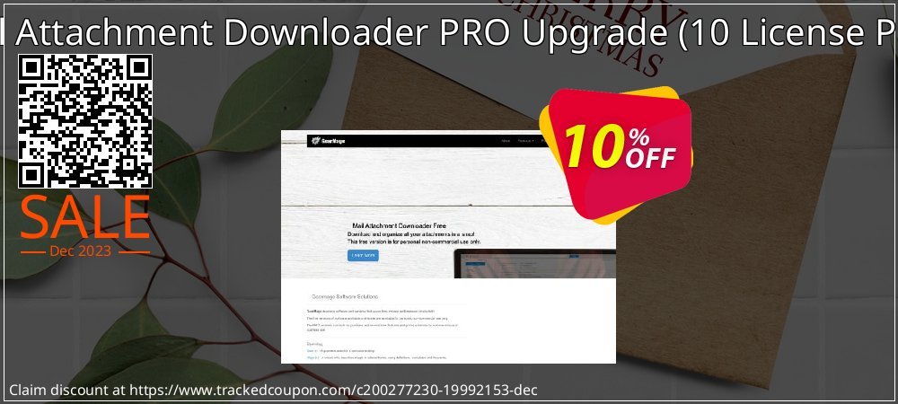 Mail Attachment Downloader PRO Upgrade - 10 License Pack  coupon on Easter Day deals