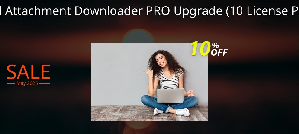 Mail Attachment Downloader PRO Upgrade - 10 License Pack  coupon on National Pizza Party Day offer