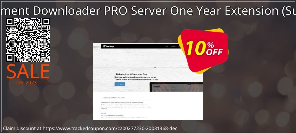 Mail Attachment Downloader PRO Server One Year Extension - Subscription  coupon on Easter Day discount