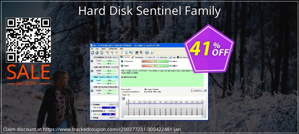 Hard Disk Sentinel Family coupon on Teddy Day discount