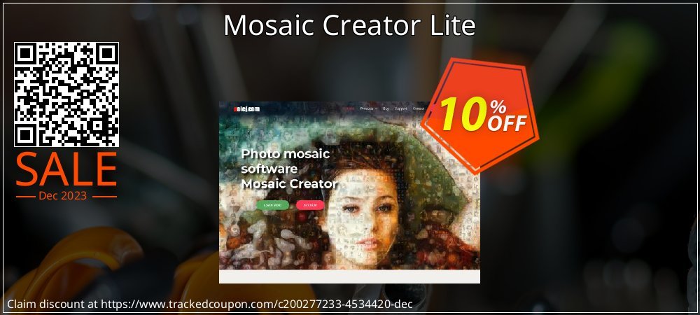 Mosaic Creator Lite coupon on National Walking Day offering sales