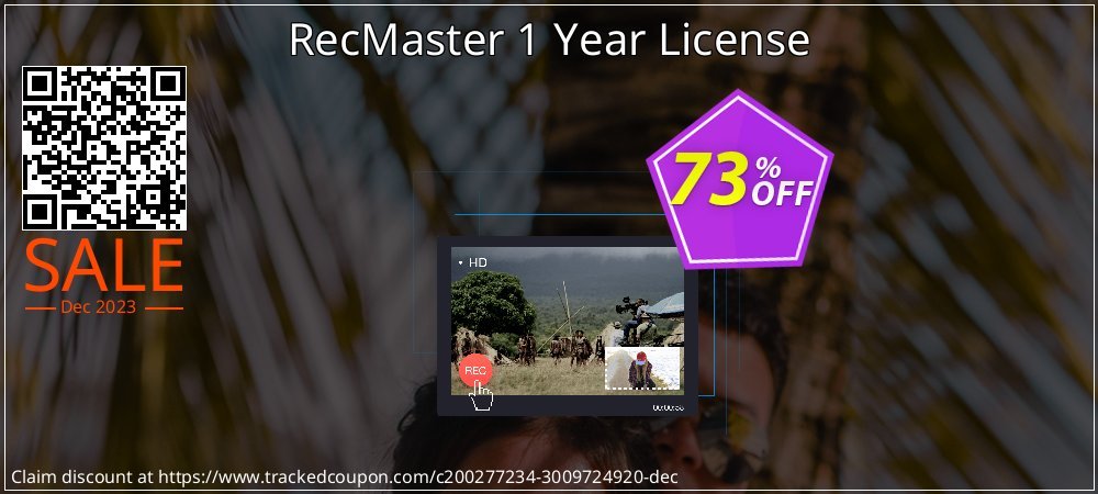 RecMaster 1 Year License coupon on National Download Day deals