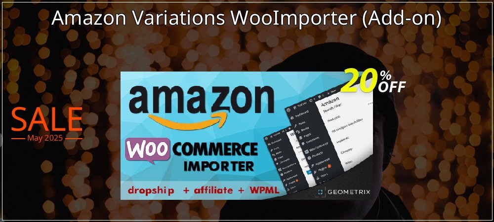 Amazon Variations WooImporter - Add-on  coupon on April Fools' Day offering sales