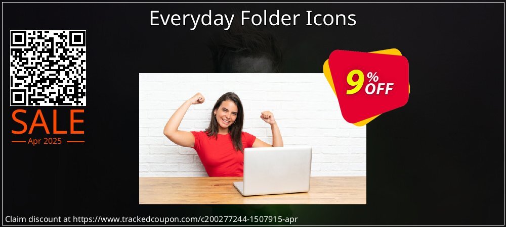 Everyday Folder Icons coupon on National Walking Day offering discount