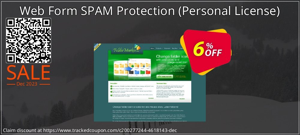 Web Form SPAM Protection - Personal License  coupon on Constitution Memorial Day offering discount