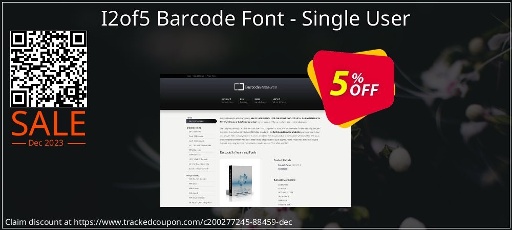 I2of5 Barcode Font - Single User coupon on Tell a Lie Day offer