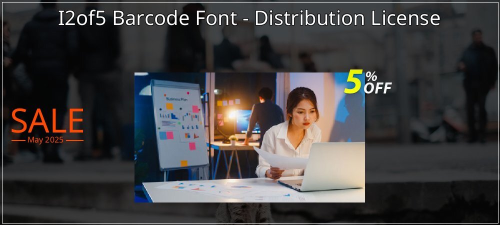 I2of5 Barcode Font - Distribution License coupon on Mother Day offering sales