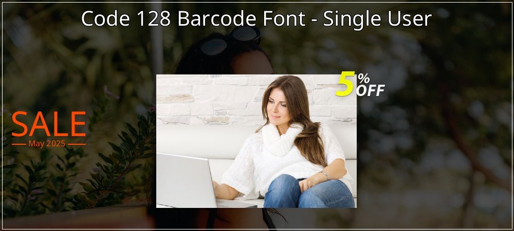 Code 128 Barcode Font - Single User coupon on Easter Day discounts