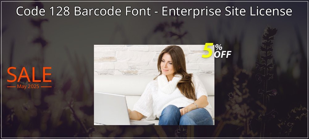 Code 128 Barcode Font - Enterprise Site License coupon on April Fools' Day offer