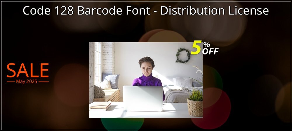 Code 128 Barcode Font - Distribution License coupon on Constitution Memorial Day offering discount