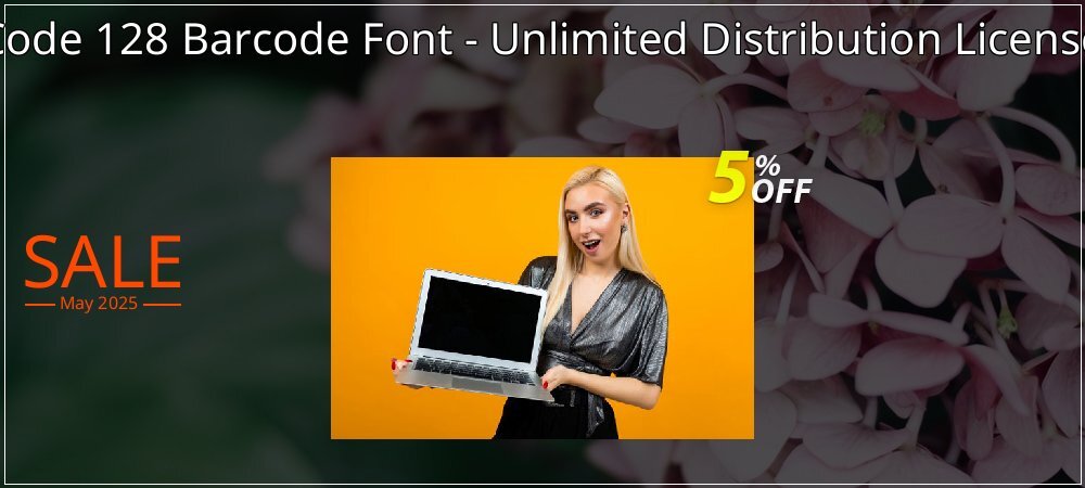 Code 128 Barcode Font - Unlimited Distribution License coupon on World Party Day super sale