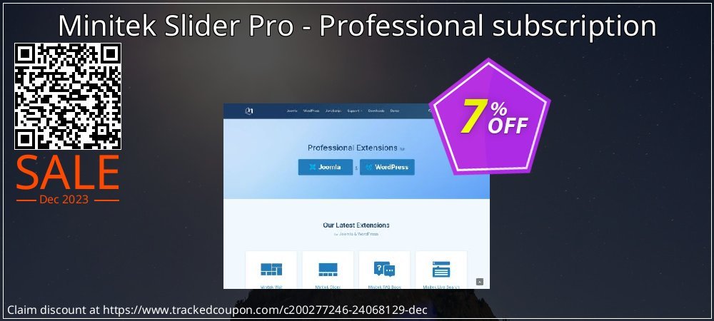 Minitek Slider Pro - Professional subscription coupon on Tell a Lie Day deals