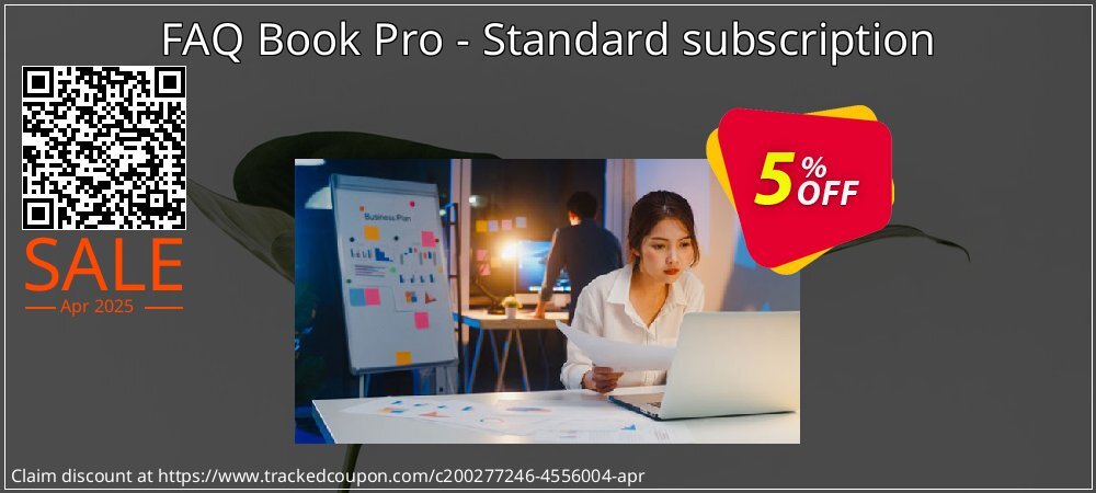 FAQ Book Pro - Standard subscription coupon on Tell a Lie Day offer