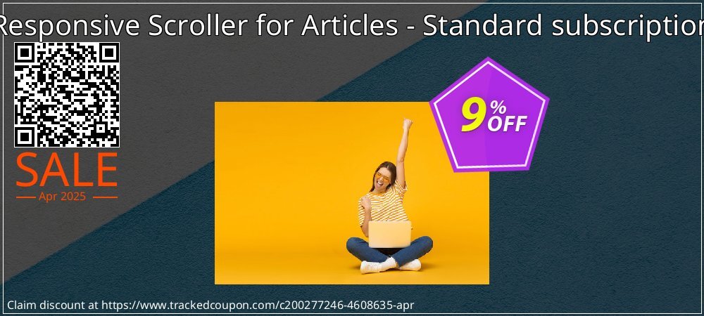 Responsive Scroller for Articles - Standard subscription coupon on National Walking Day deals