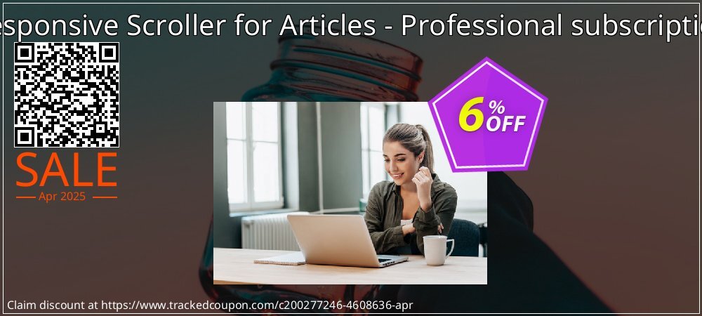 Responsive Scroller for Articles - Professional subscription coupon on National Loyalty Day discount