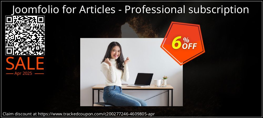 Joomfolio for Articles - Professional subscription coupon on Mother Day offer