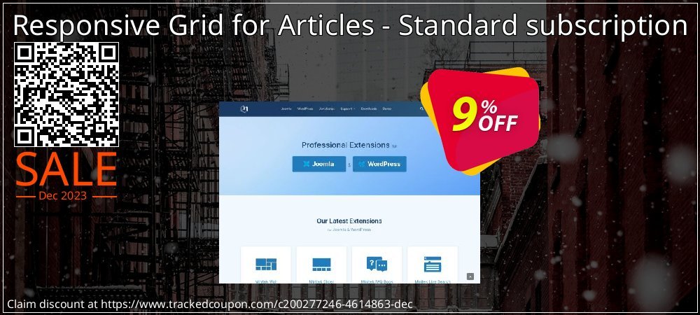 Responsive Grid for Articles - Standard subscription coupon on Easter Day deals