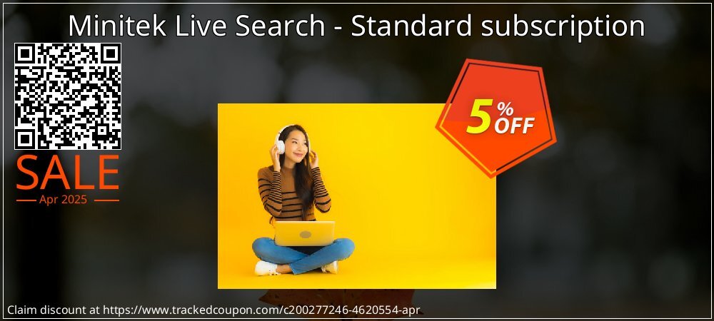 Minitek Live Search - Standard subscription coupon on Tell a Lie Day offering discount