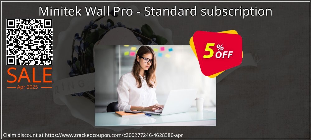 Minitek Wall Pro - Standard subscription coupon on World Backup Day promotions