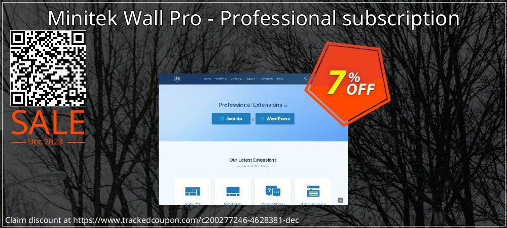 Minitek Wall Pro - Professional subscription coupon on New Year's Weekend discounts