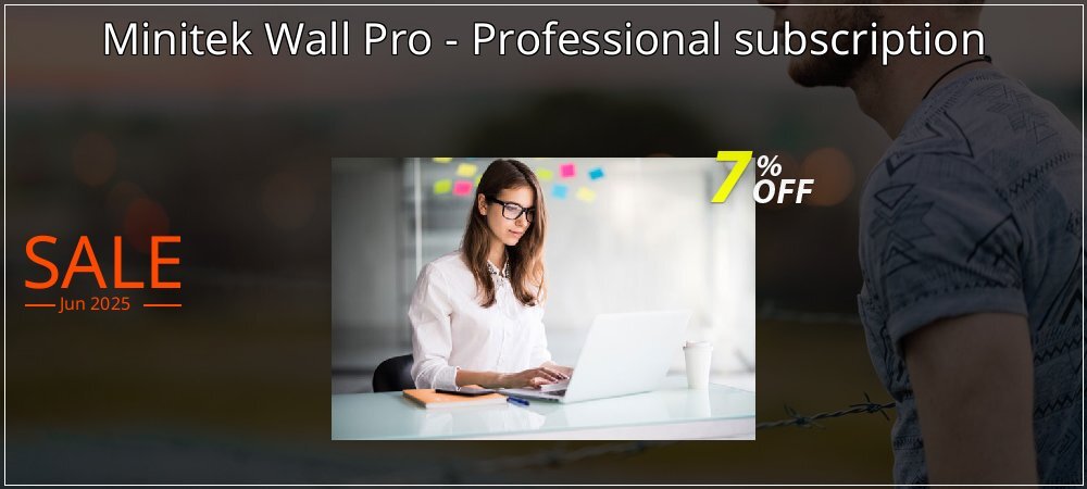 Minitek Wall Pro - Professional subscription coupon on National Loyalty Day offer