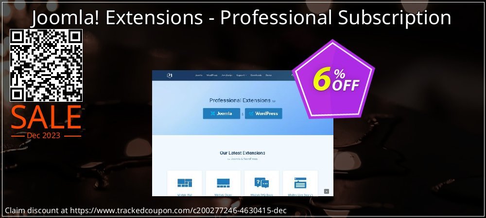 Joomla! Extensions - Professional Subscription coupon on World Backup Day sales