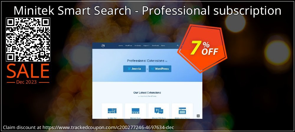 Minitek Smart Search - Professional subscription coupon on World Password Day sales