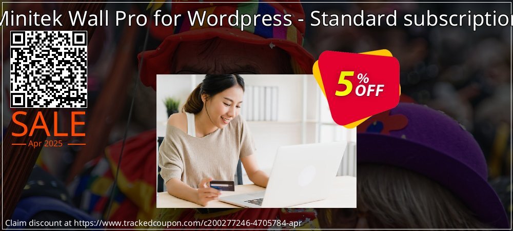 Minitek Wall Pro for Wordpress - Standard subscription coupon on World Password Day offering sales