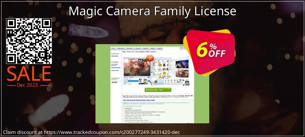 Magic Camera Family License coupon on National Walking Day discounts
