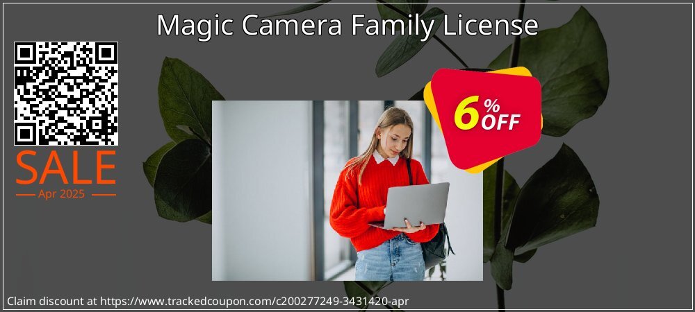 Magic Camera Family License coupon on National Walking Day discounts