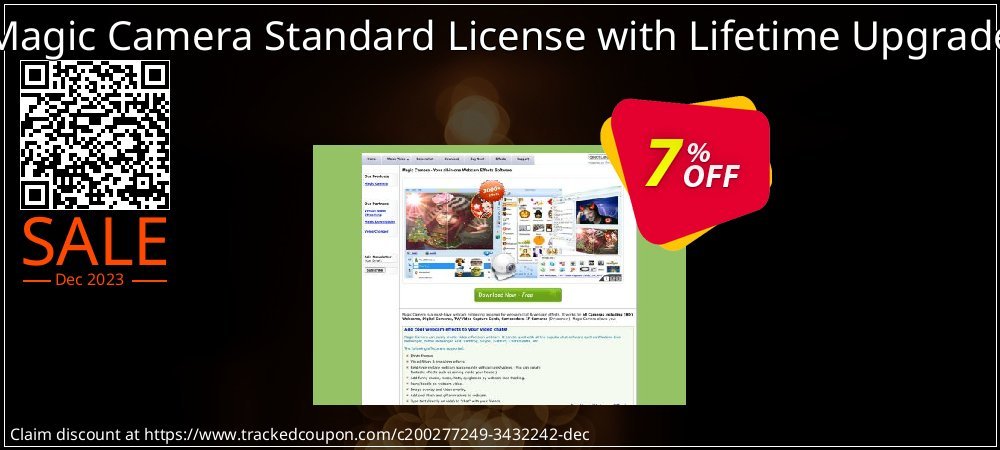 Magic Camera Standard License with Lifetime Upgrade coupon on Working Day offer