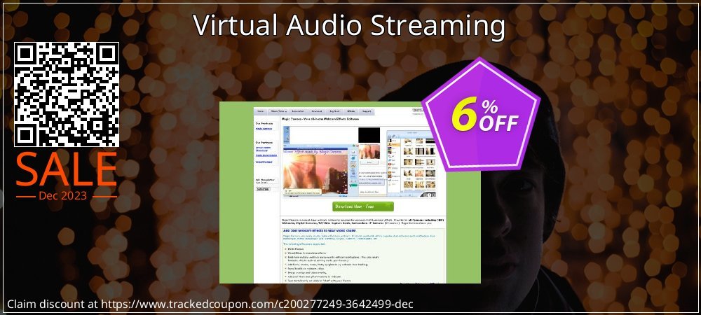 Virtual Audio Streaming coupon on Tell a Lie Day sales
