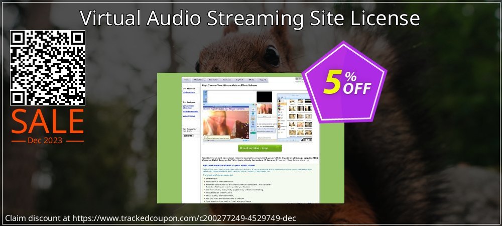 Virtual Audio Streaming Site License coupon on World Password Day offering discount
