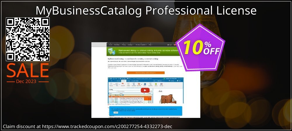 MyBusinessCatalog Professional License coupon on Mario Day sales