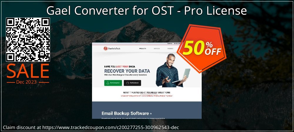 Claim 50% OFF Gael Converter for OST - Pro License Coupon discount January, 2020