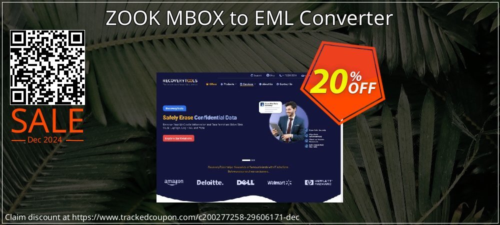 ZOOK MBOX to EML Converter coupon on National Loyalty Day offering sales
