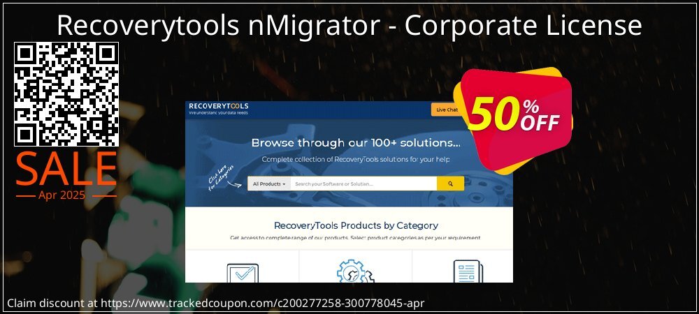 Recoverytools nMigrator - Corporate License coupon on Mother Day discounts