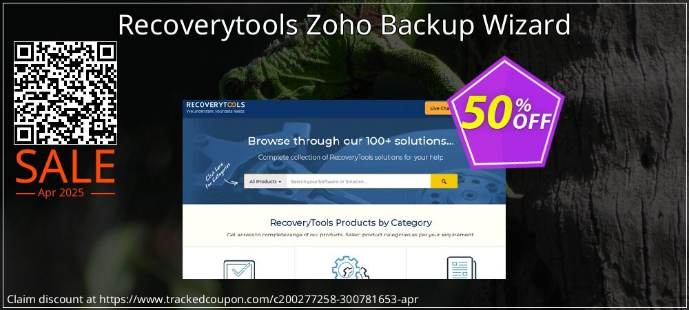 Recoverytools Zoho Backup Wizard coupon on Easter Day offering sales