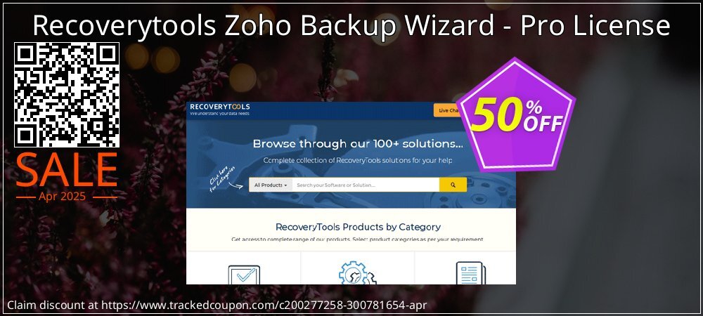 Recoverytools Zoho Backup Wizard - Pro License coupon on Tell a Lie Day super sale