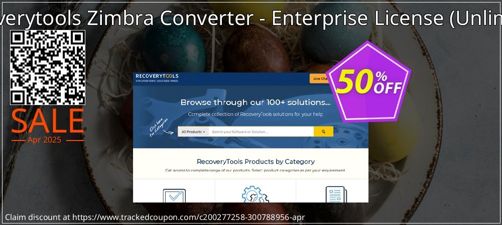 Recoverytools Zimbra Converter - Enterprise License - Unlimited  coupon on World Party Day sales