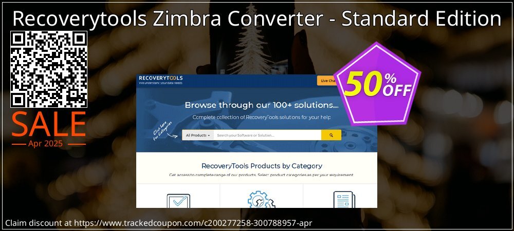 Recoverytools Zimbra Converter - Standard Edition coupon on April Fools' Day deals