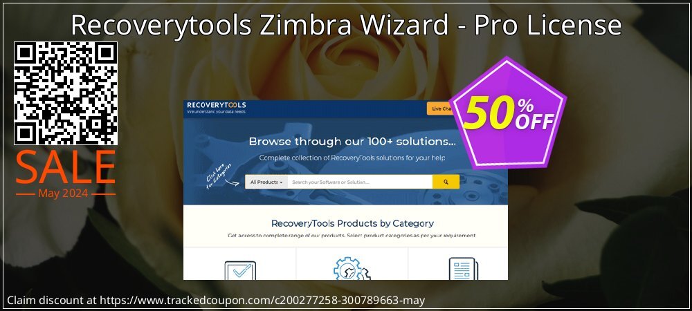Recoverytools Zimbra Wizard - Pro License coupon on Easter Day offering sales