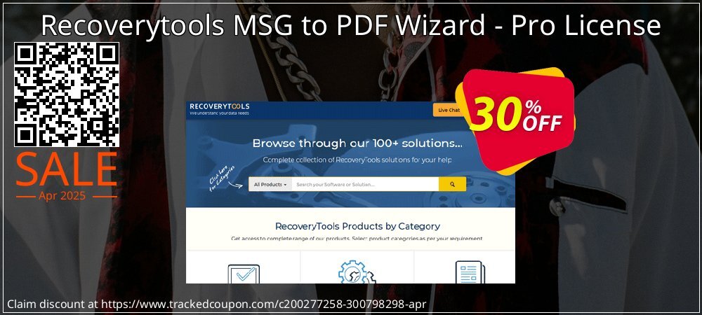 Recoverytools MSG to PDF Wizard - Pro License coupon on Easter Day sales