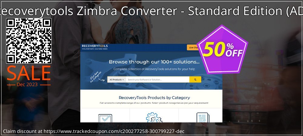 Recoverytools Zimbra Converter - Standard Edition - AD  coupon on Working Day discount