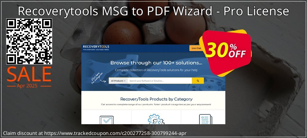 Recoverytools MSG to PDF Wizard - Pro License coupon on Tell a Lie Day deals