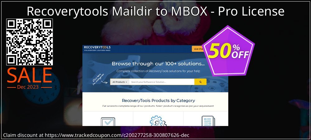 Recoverytools Maildir to MBOX - Pro License coupon on World Party Day offering discount